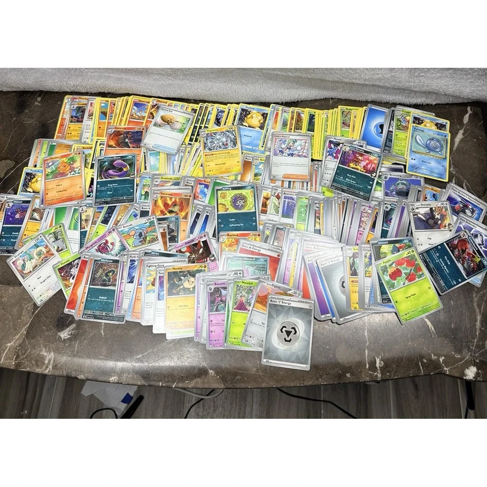 Pokémon Card Lot 500 Cards Used Mixed Read